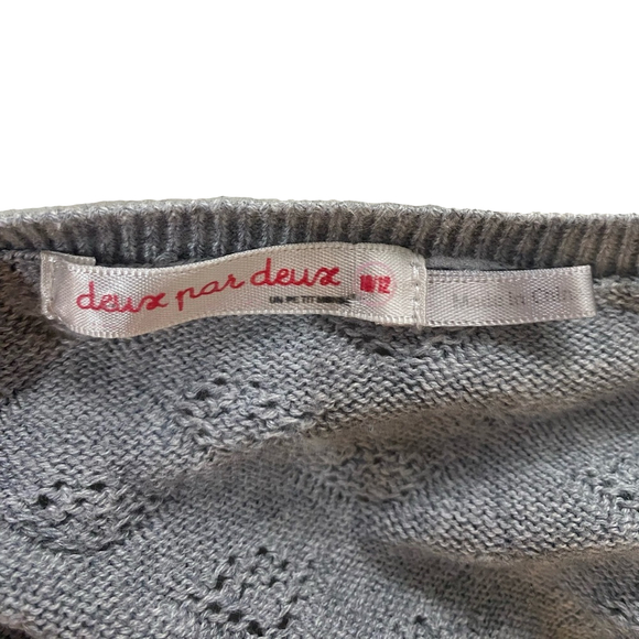 DEUX PAR DEUX 🇨🇦 Open-Stitch Cardigan / 10/11 🪡 - Picture 8 of 8